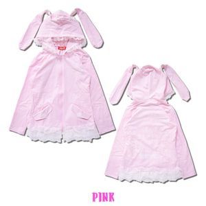 Punk Lolita Pink Alice Gothic Harajuku Style Women's Bunny Ear Hoodie  -…